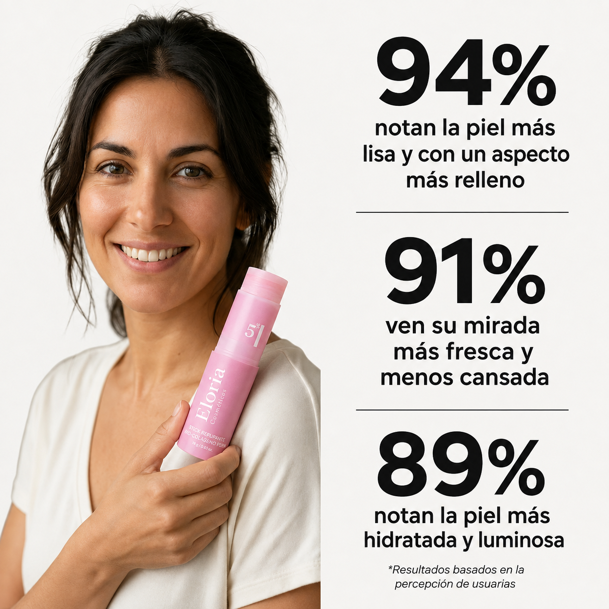 Eloria™ – Stick Repulpante PDRN con Colágeno Rosa