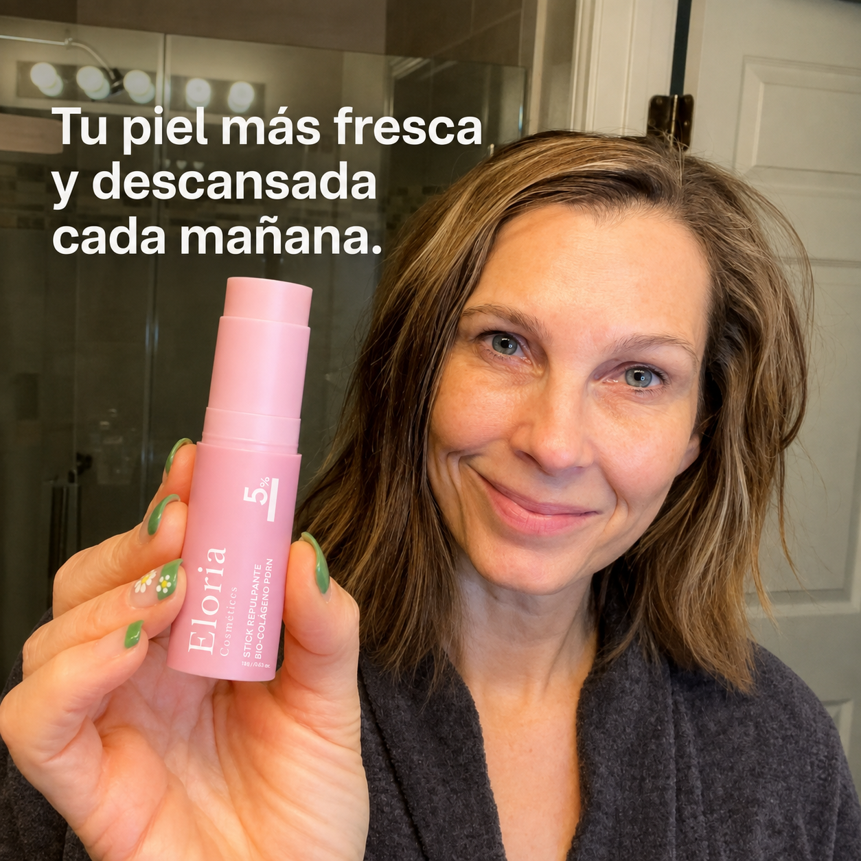 Eloria™ – Stick Repulpante PDRN con Colágeno Rosa