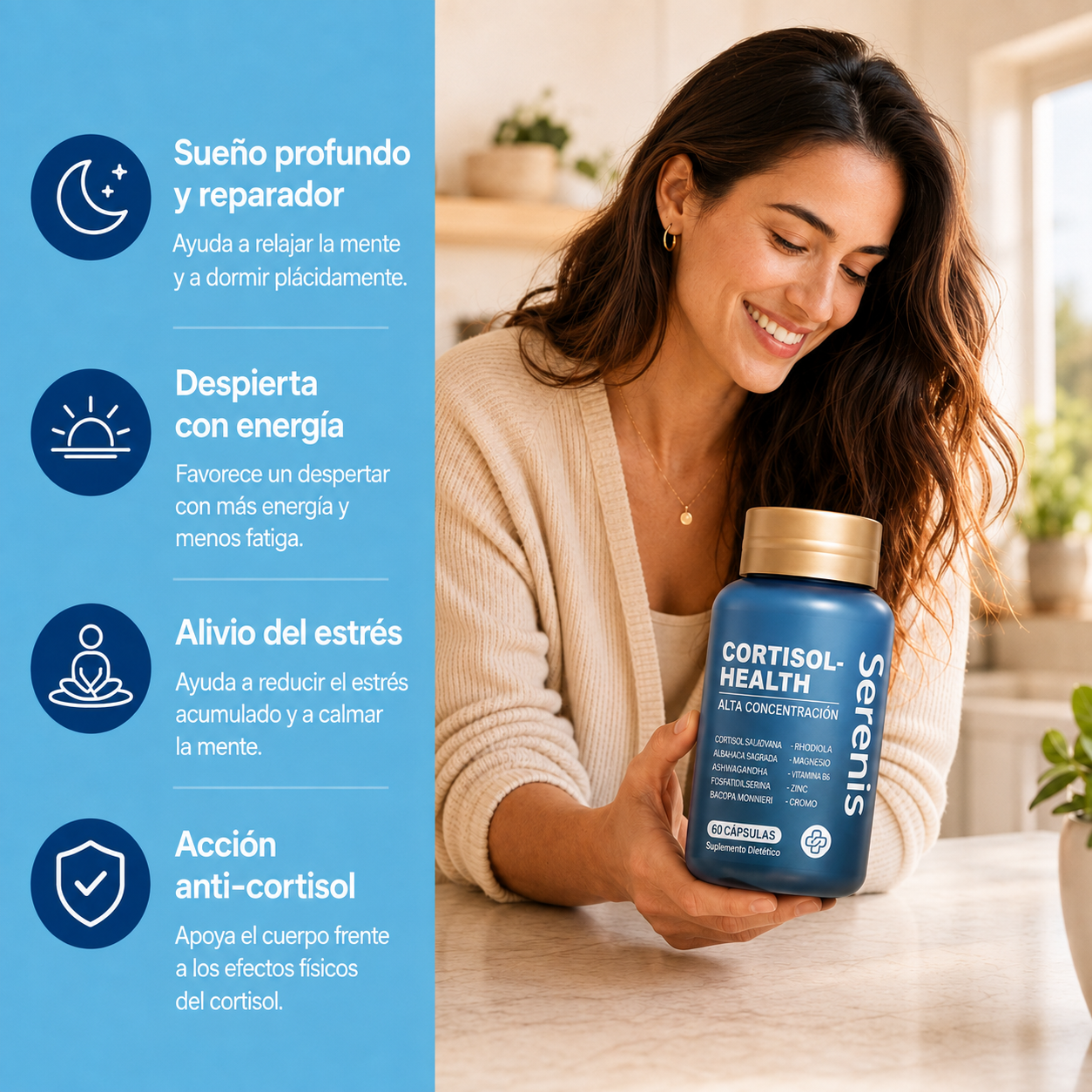 Serenis™ – Equilibrio Hormonal & Cortisol