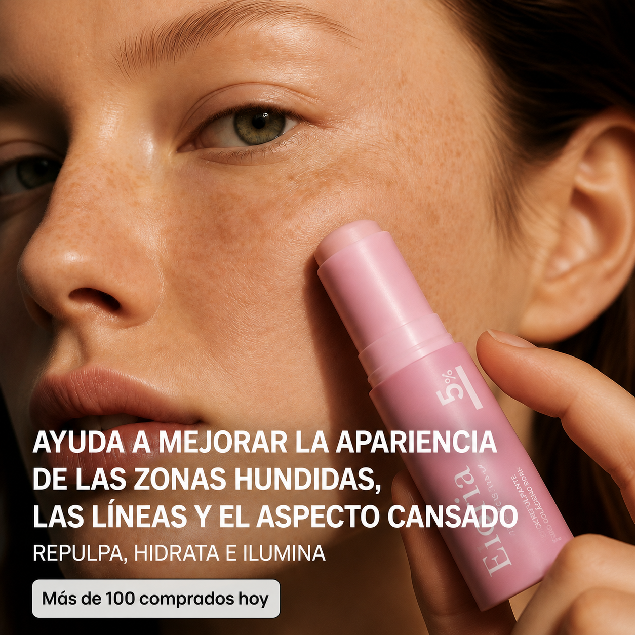 Eloria™ – Stick Repulpante PDRN con Colágeno Rosa