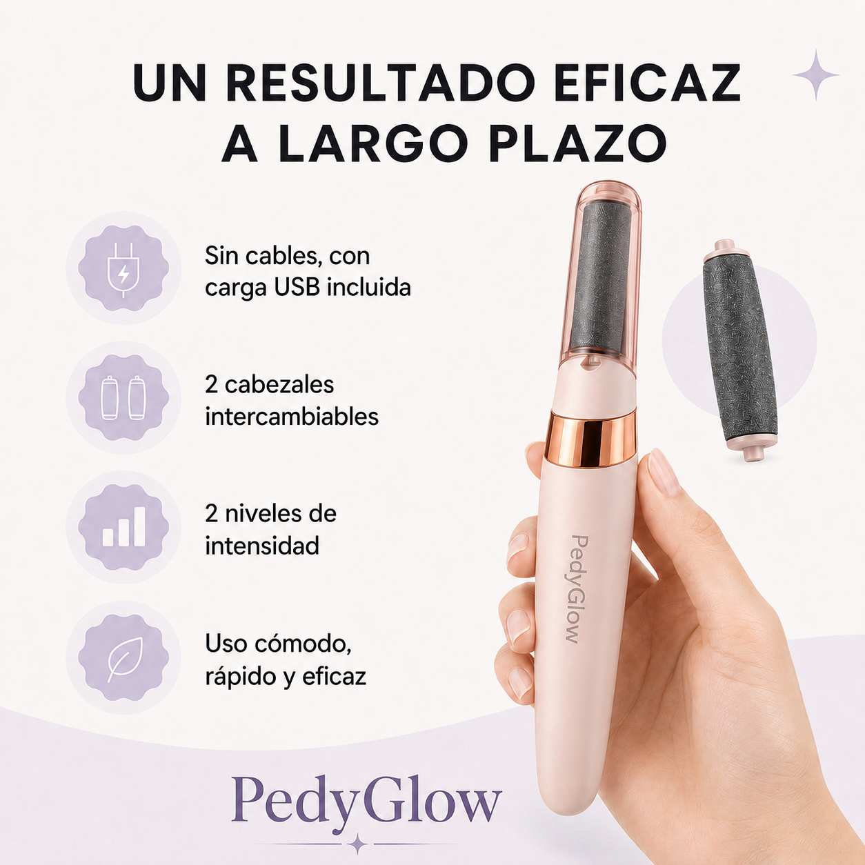 PedyGlow™ — Lima Eléctrica Antidurezas